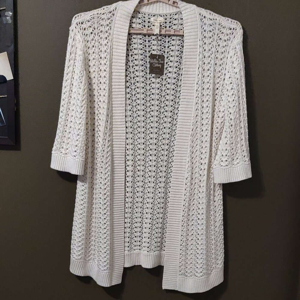 Matilda Jane Changes Open Cardi SMALL NEW WITH TAGS